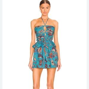 Ulla Johnson Blue Isidro Romper Playsuit | Size 2
